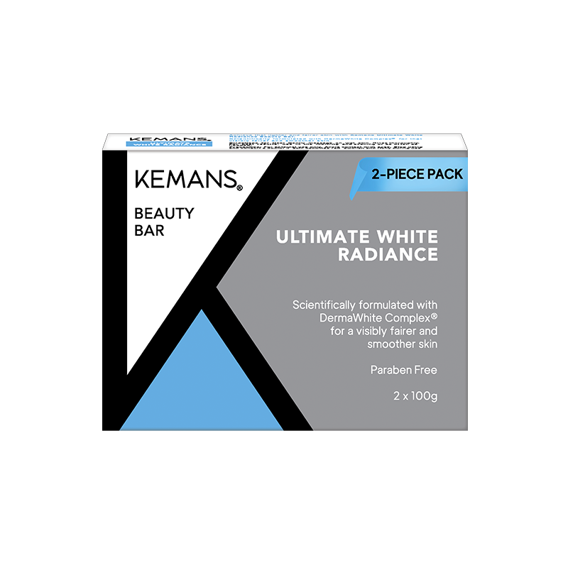 Kemans Ultimate White Radiance Beauty Bar 2-Piece Pack